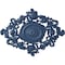 Ekena Millwork Katheryn Ceiling Medallion, Hand-Painted Americana, 22 1/2"W x 30 3/8"H x 1 1/2"P CM30KTAMF - alternate 1